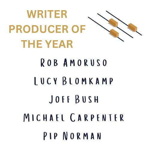 21/02/2024
Michael Carpenter nominated for the MPEG Writer Producer of the Year